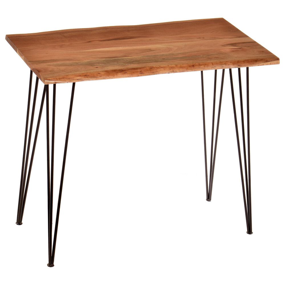 Carolina Chair and Table Seti Live Edge Bar Table in Natural/Black, , large