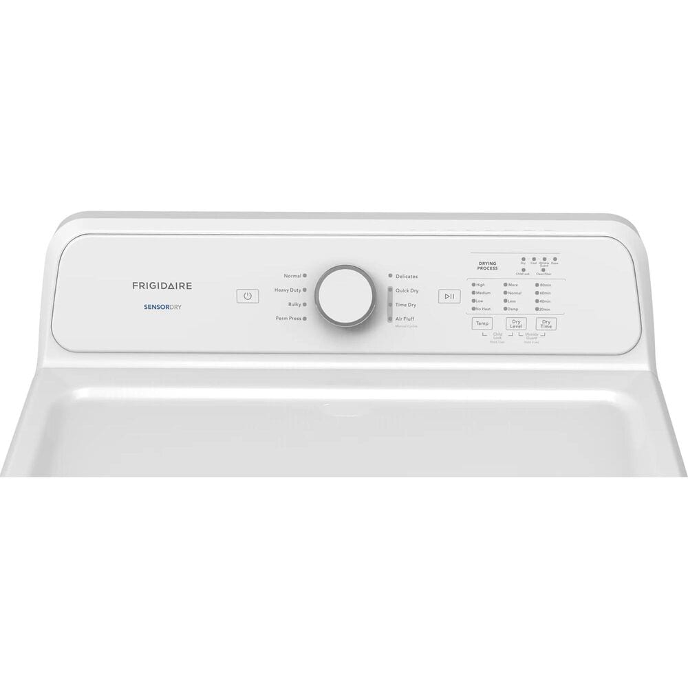 Frigidaire 4.1 Cu. Ft. Top Load Washer and 7 Cu. Ft. Electric Dryer Laundry Pair in White, , large