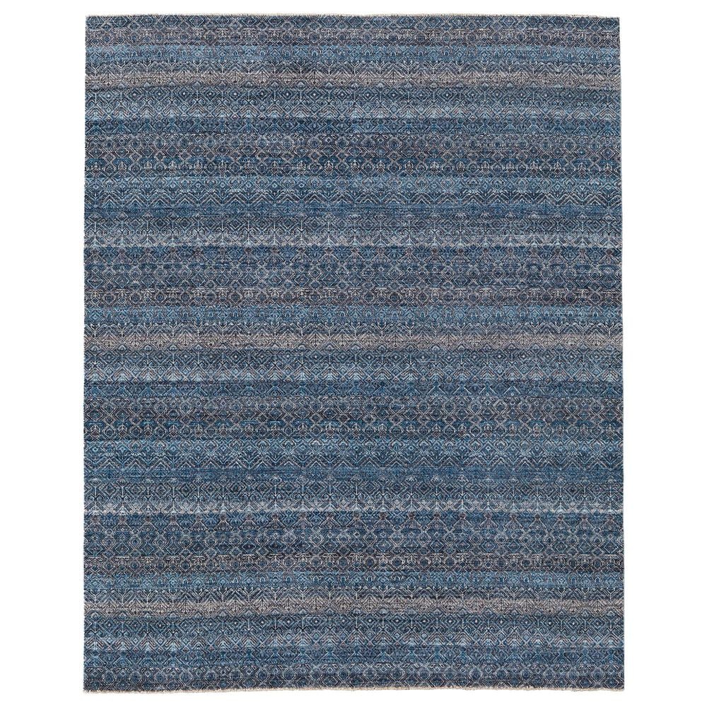 Feizy Dakota 7"9" x 9"9" Teal and Multicolor Area Rug, , large