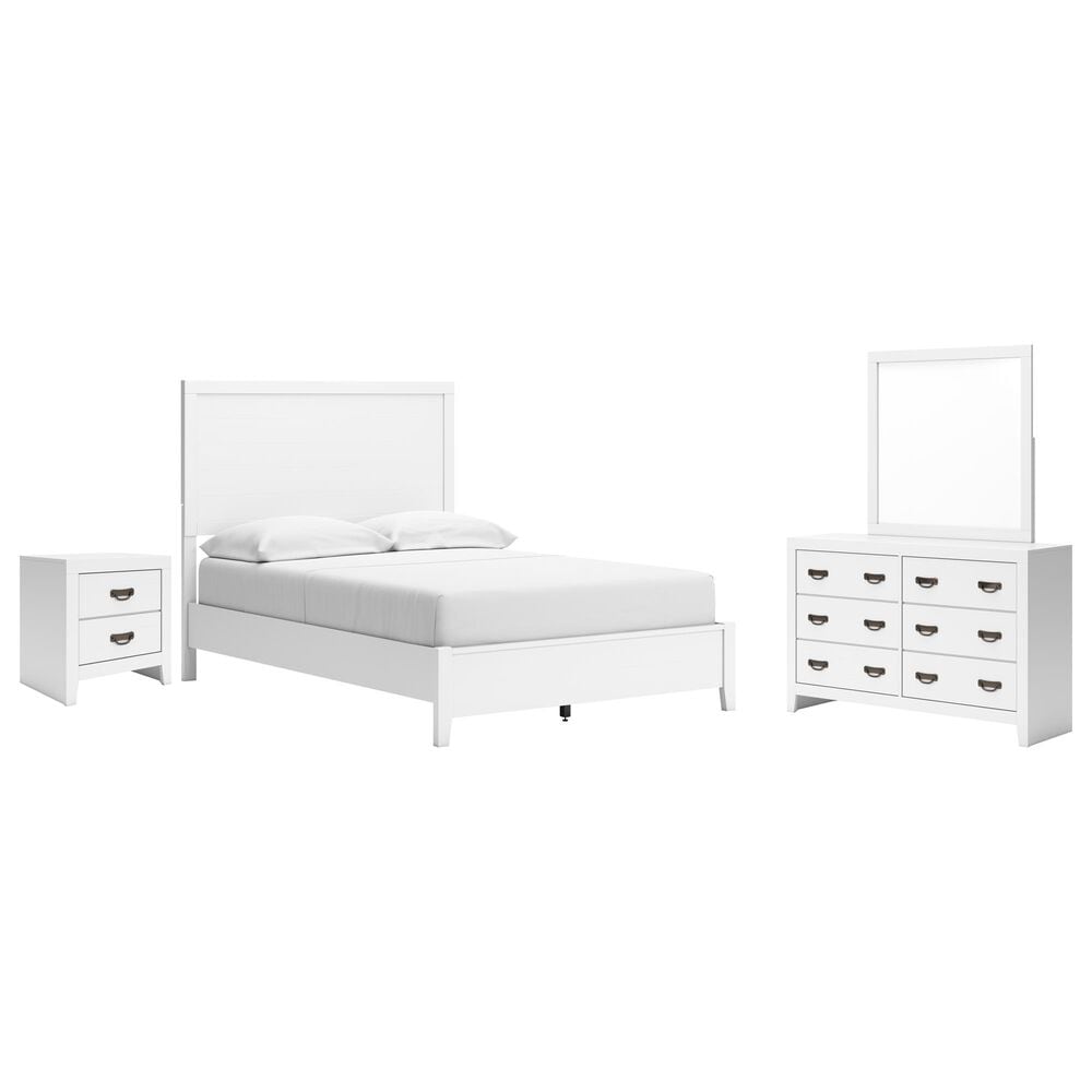Ashley 4 Piece Full Panel Bed Set, , large