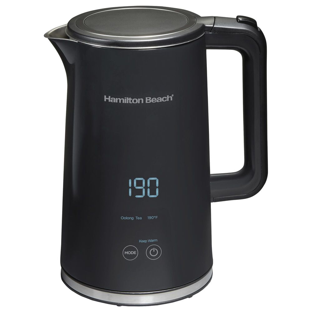 Hamilton Beach 1.7L Cool Touch Digital Kettle in Black, , large