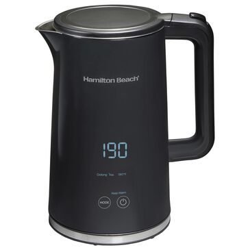 Hamilton Beach 1.7L Cool Touch Digital Kettle in Black, , large