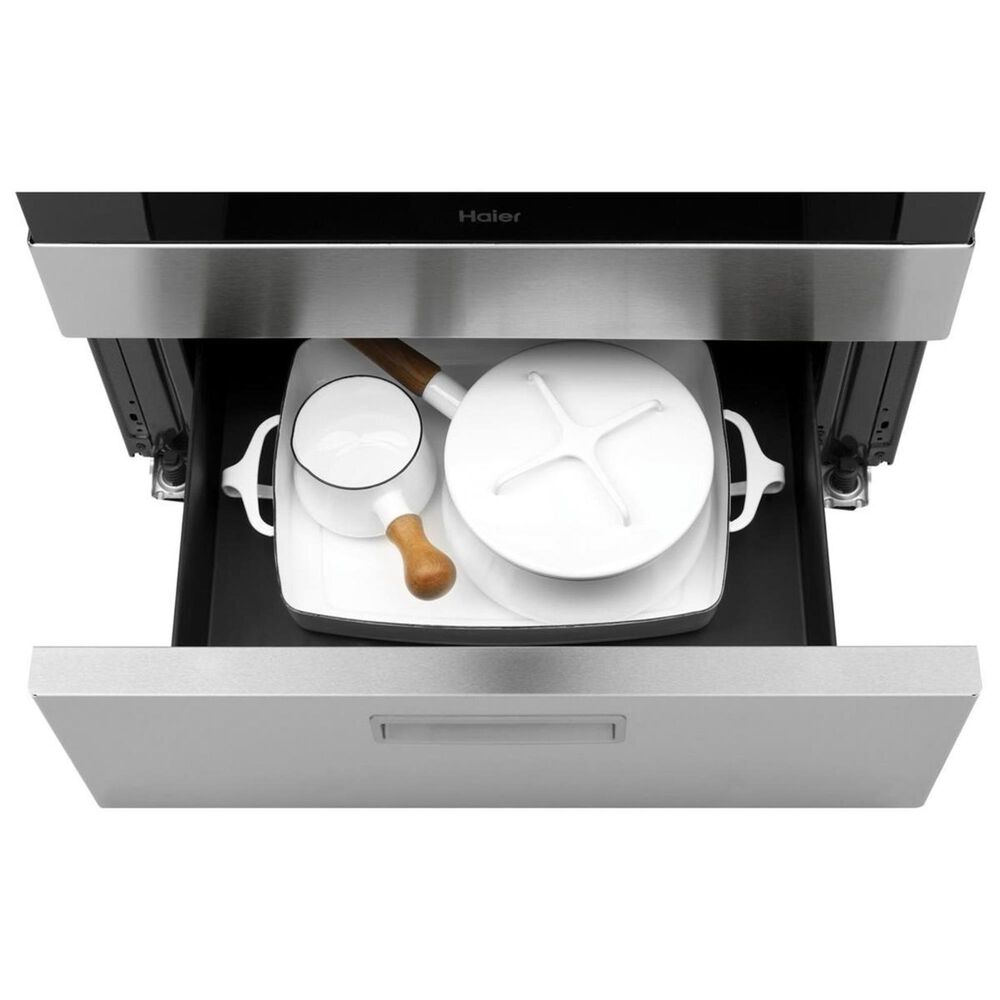 Haier 24" Electric Free Standing Range in Stainless Steel, , large