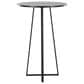LumiSource Cosmo Bar Table in Black Metal and Black Wood, , large