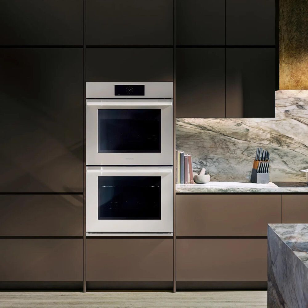 Signature Kitchen Suite 30&quot; Double Electric Wall Oven with Convection in Satin Stainless Steel, , large