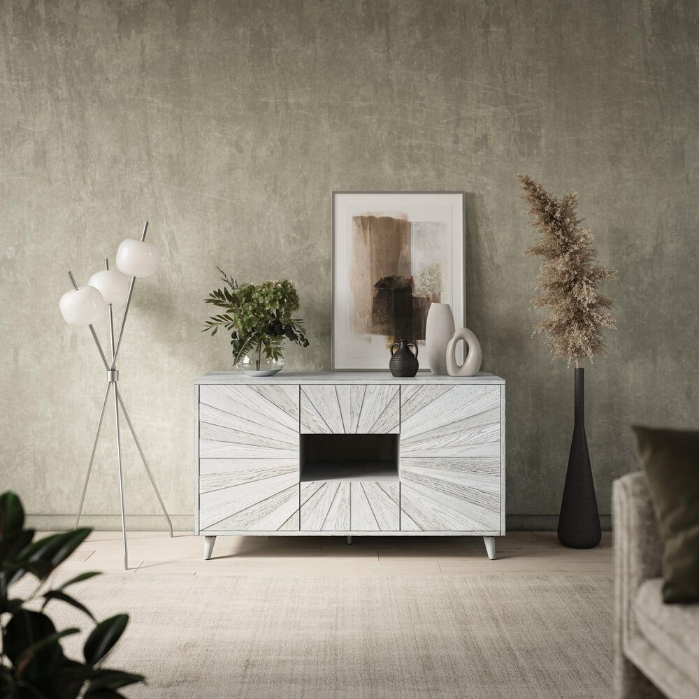 Waltham Reece 50&quot; Console in Light Ash, , large