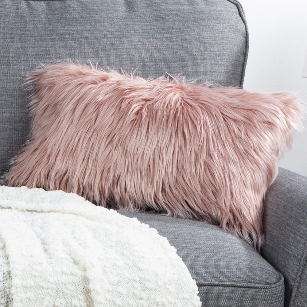 Timberlake Hastings Home 12&quot; x 20&quot; Lumbar Pillow in Pink Blush, , large