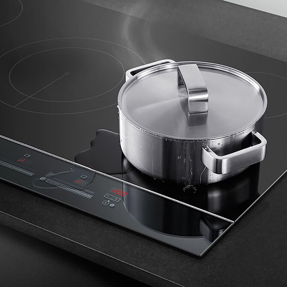 Fisher &amp; Paykel 36" Electric Cooktop in Black Glass, , large