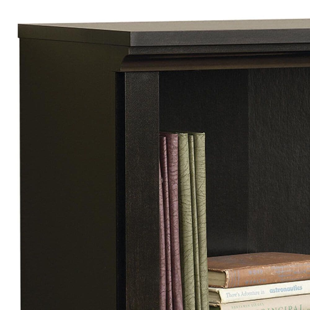 Sauder 2-Shelf Bookcase in Estate Black, , large