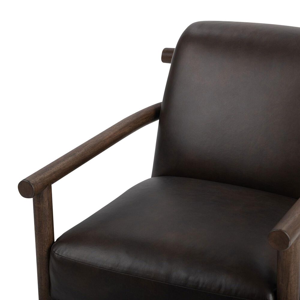 Classic Home Azoria Accent Chair in Dark Roast, , large