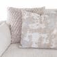 Moore Furniture Bombay 5-Piece Stationary Sectional with Ottoman in Fluffy Riverrock, , large