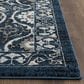 Safavieh Evoke EVK210A 10" x 14" Royal Blue and Ivory Area Rug, , large