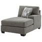 Ashley Clarington 3-Piece Right Facing Sectional with Chaise in Greystone, , large