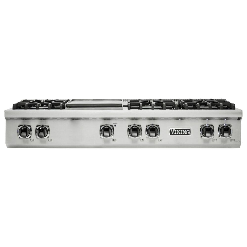 Viking Range 48" Natural Gas Rangetop with 6 Burners in Stainless Steel, , large