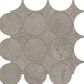 Dal-Tile Rekindle Medium Grey 13.5" x 13.5" Canvas Dot Porcelain Mosaic Sheet, , large