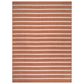 Nourison Positano POS03 Terracotta and Ivory 9" x 12" Indoor/Outdoor Area Rug, , large