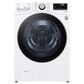 LG 4.5 Cu. Ft. Front Load Washer and 7.4 Cu. Ft. Electric Dryer with TurboWash 360 Laundry Pair in White, , large
