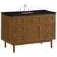 James Martin Laurent 48" Single Bathroom Vanity in Honey Oak with 3 cm Phantome Eclos Top and Rectangular Sink, , large