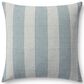 Loloi Auggie 22" Square Throw Pillow in Blue, White and Ivory, , large