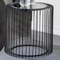 Maple and Jade Contemporary Accent Table in Black, , large