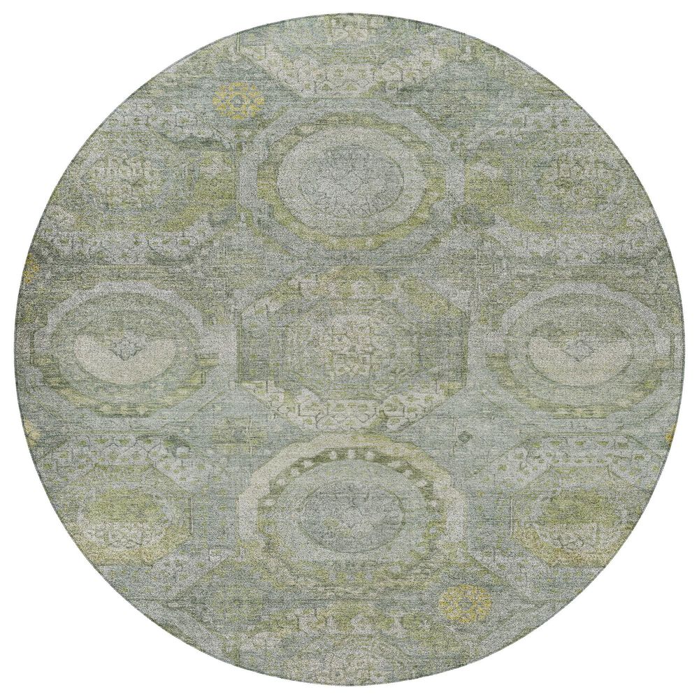Dalyn Rug Company Tabrook TB14 Sage 8" Round Area Rug, , large