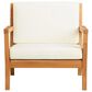 Linon Home Decor Carenen Patio Arm Chair in White, , large