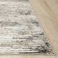 RIZZY Calabria 5"3" x 7"6" Gray, Black and Neutral Area Rug, , large