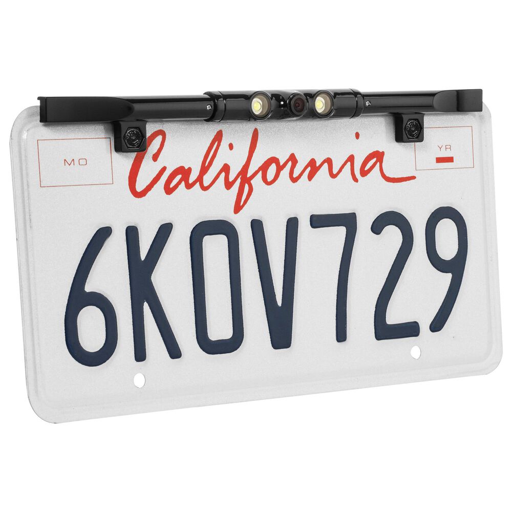 Boyo License Plate Cam Ultra Slim Black, , large