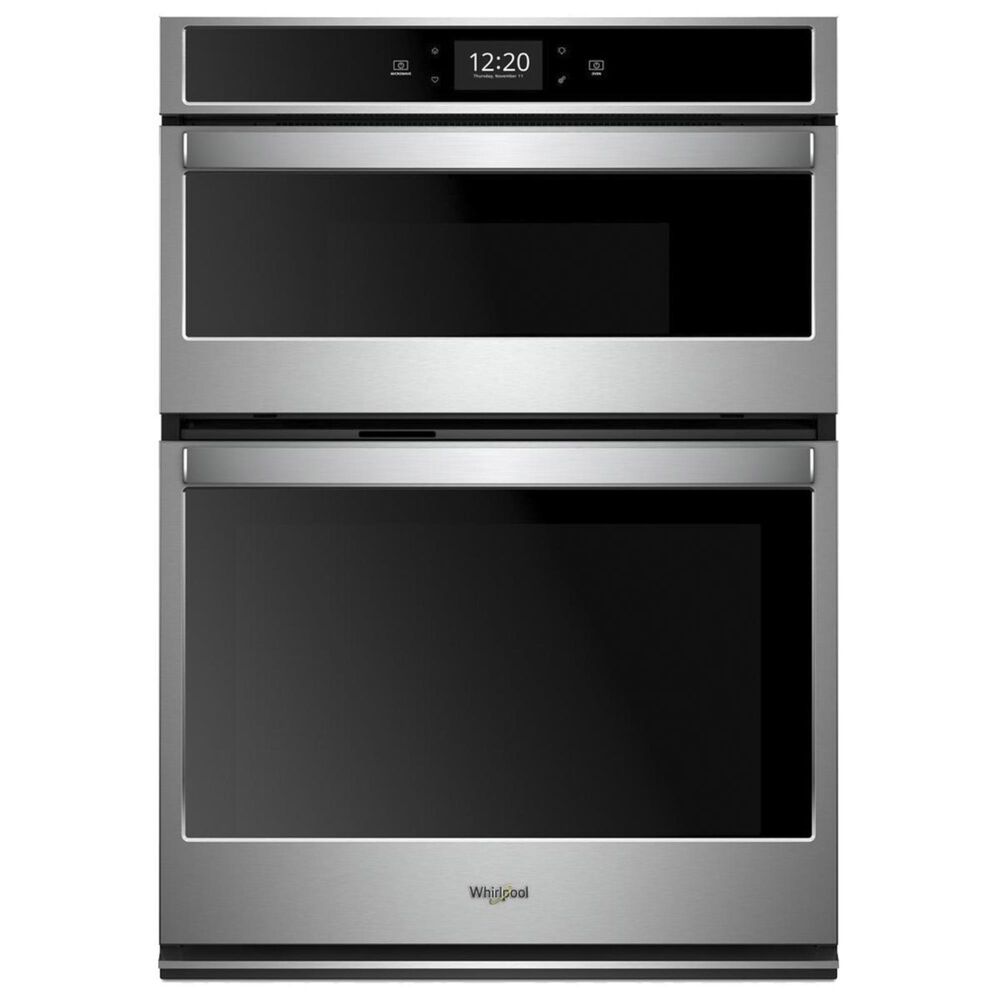 Whirlpool 30" 6.4 Cu. Ft. Smart Combination Wall Oven with Touchscreen - Stainless Steel, , large