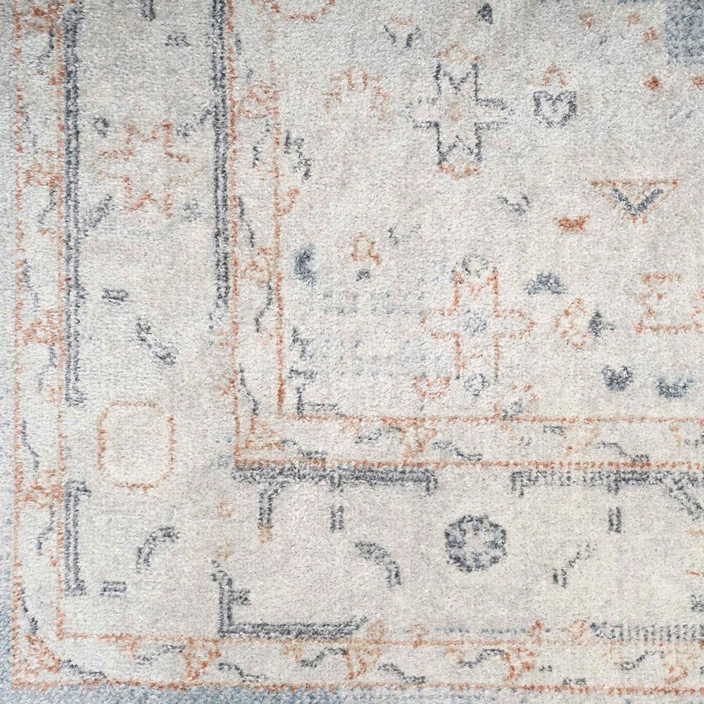 Nourison Astra Machine Washable 2&#39;2&quot; x 4&#39; Light Blue Area Rug, , large
