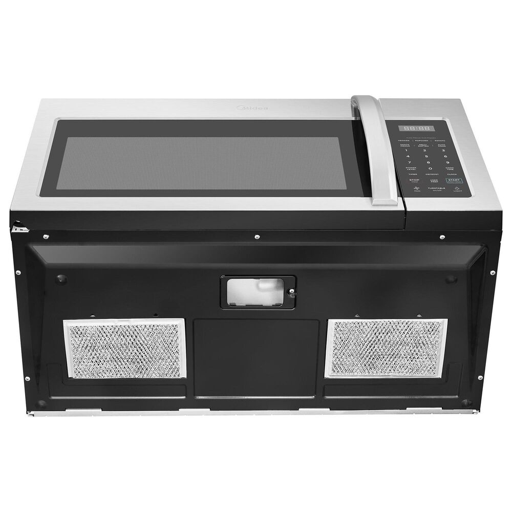 Midea 4-Piece Kitchen Package with 29.3 Cu. Ft. French Door Refrigerator and 6.3 Cu. Ft. Electric Range in Stainless Steel, , large