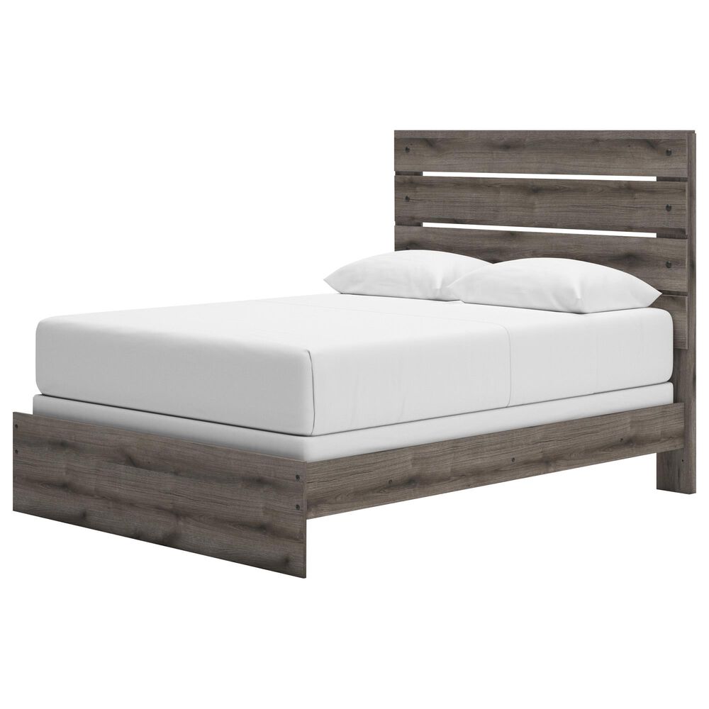 Ashley Graystorm Queen Panel Bed in Brown Gray, , large