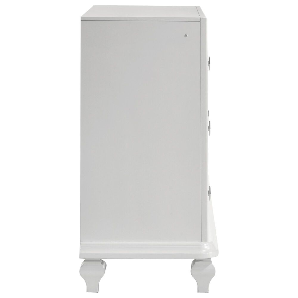 New Heritage Design Stardust 6-Drawer Dresser in White, , large