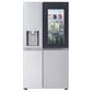 LG 27.1 Cu. Ft. Side-by-Side Refrigerator in Print Proof Stainless Steel, , large