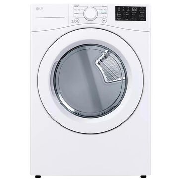 LG 7.4 Cu. Ft. Ultra Large CapacityElectric Dryer with Sensor Dry in White, , large