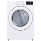 LG 7.4 Cu. Ft. Ultra Large CapacityElectric Dryer with Sensor Dry in White, , large