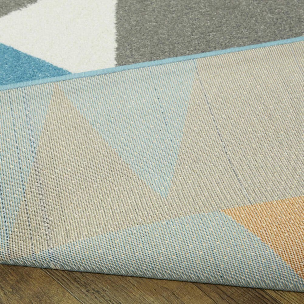 Balta Rugs Modern Geometric 3&#39;11&quot; x 5&#39;7&quot; Blue Area Rug, , large