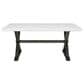 Mayberry Hill Lexi 5-Piece Rectangular Dining Set in Espresso and White, , large