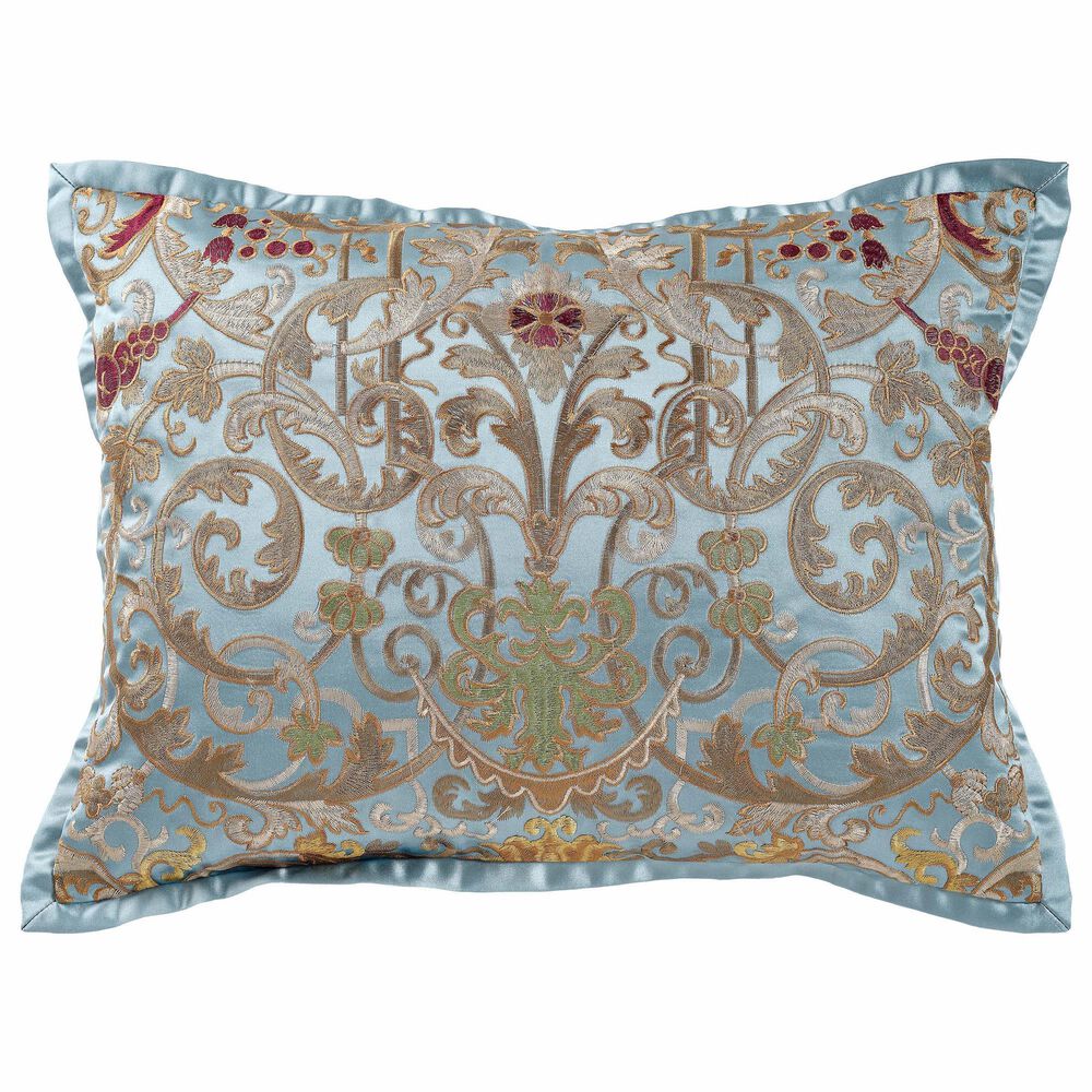 Ann Gish Venezia 12" x 16" Throw Pillow in Blue, , large
