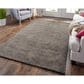 Feizy Luna 8" x 11" Charcoal Area Rug, , large