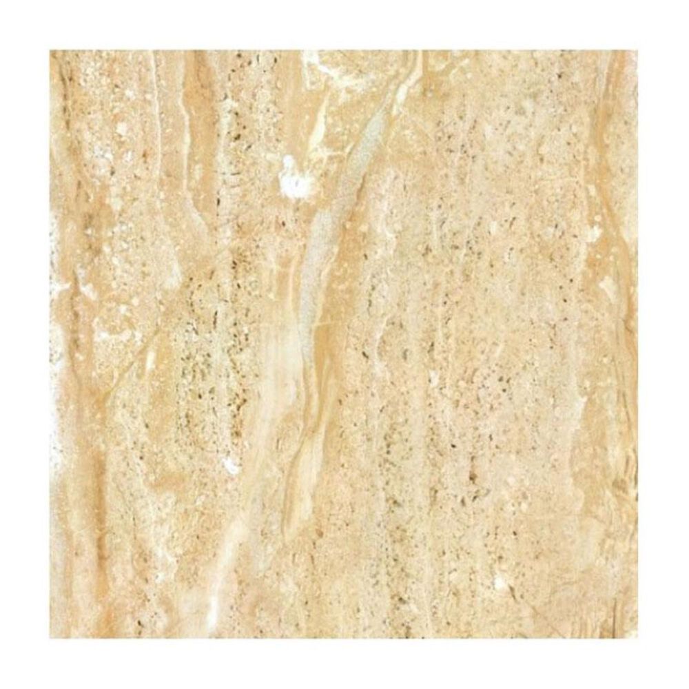 Eleganza Classic Travertino Polished 18" x 18" Ceramic Tile, , large