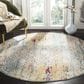 Safavieh Aria 6"6" Round Yellow and Cream Area Rug, , large