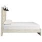 Ashley Cambeck 4 Piece Queen Bedroom Set in Whitewash with Slat Panel Bed, Dresser and 2 Nightstands, , large