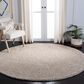 Safavieh August Shag 6"7" Round Beige Area Rug, , large