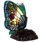 Timberlake Lavish Home Tiffany Butterfly Lamp in 128 Stained Glass Pieces, , large
