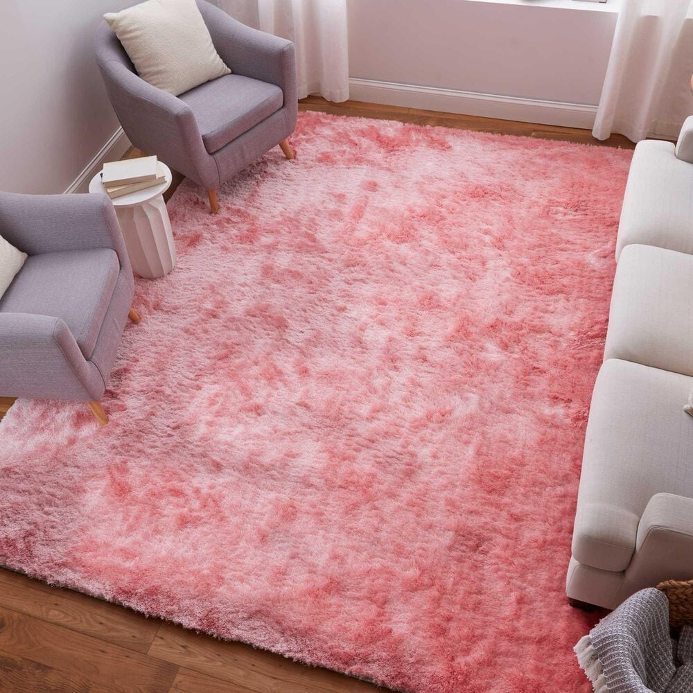 Feizy Indochine 7&#39;6&quot; x 9&#39;6&quot; Pink Area Rug, , large