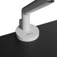 Kanto Single Monitor Desk Mount for 17" - 40" Displays in White, , large
