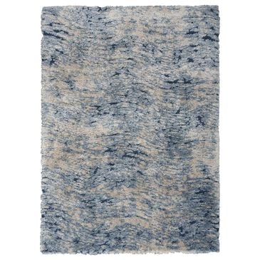 Nourison Dreamy Shag Abstract 7"10" x 9"10" Light Blue Area Rug, , large
