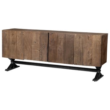 Mercana Hollingworth Sideboard in Brown and Matte Black, , large