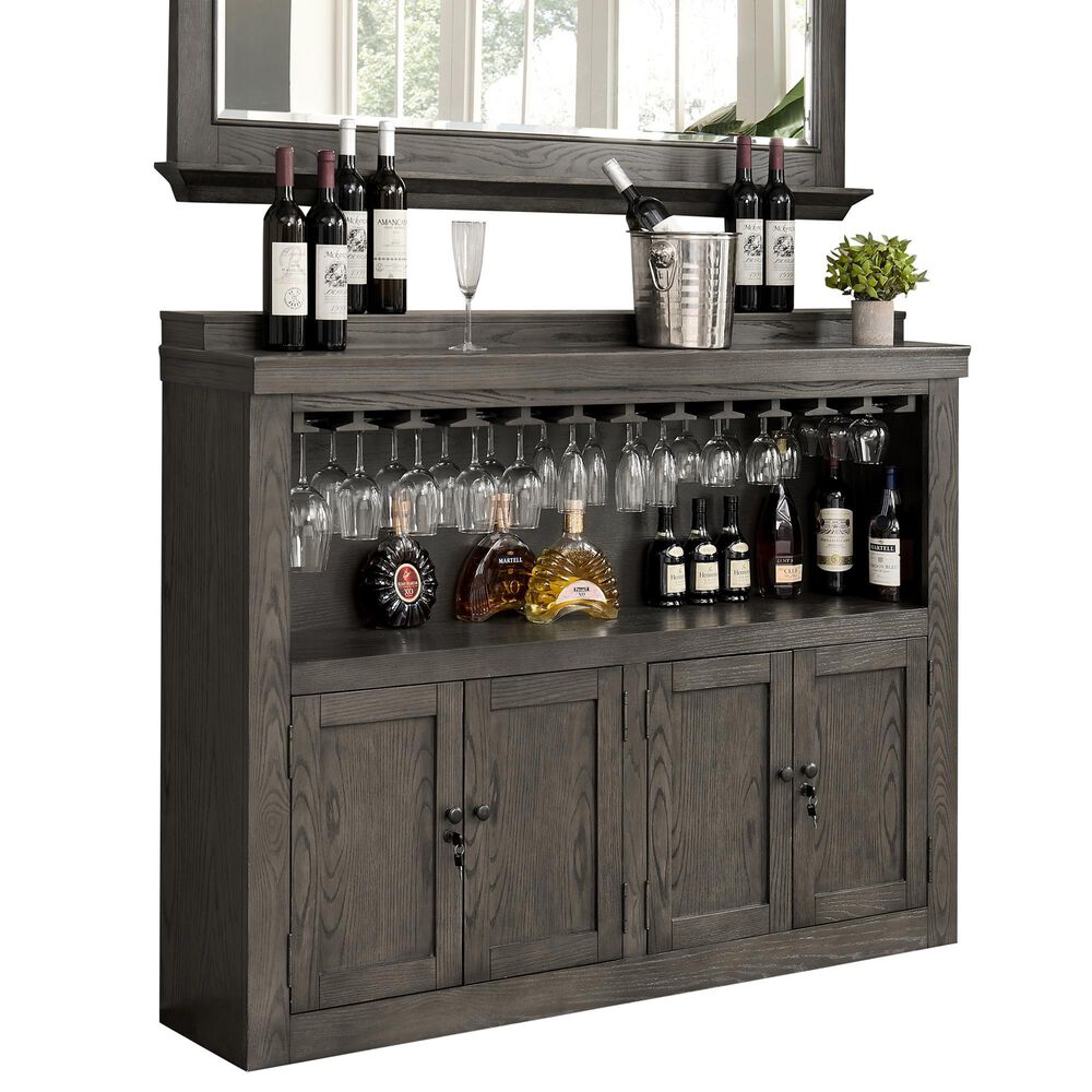 IMPERIAL Bixby Bar Back and Mirror in Charcoal, , large